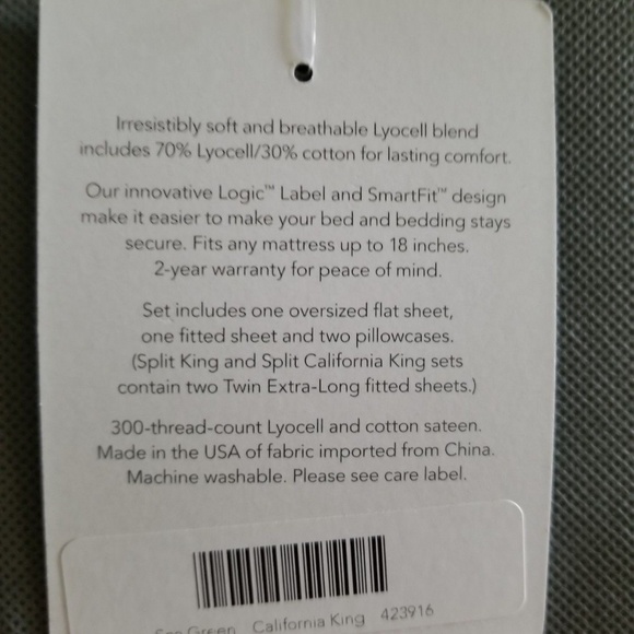 Sleep Number - Lyocell Ultimate Sheet Set - NWT - Picture 3 of 5